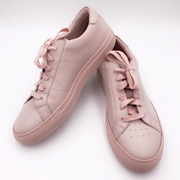 Greats Shoes - Greats Blush Royale Calf-Skin Leather Sneaker